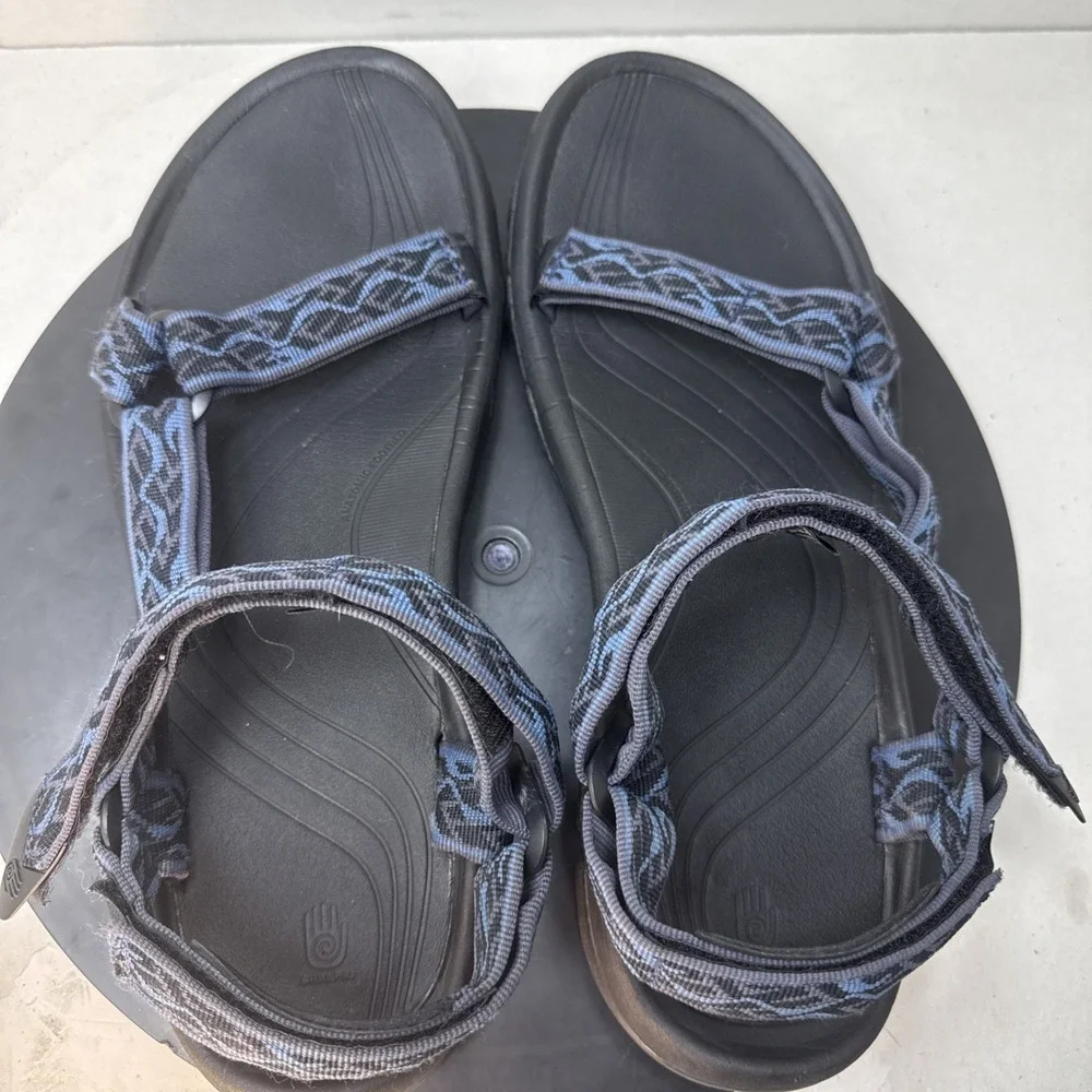 Teva Hurricane Sandals 1093379 Blue Black Mens Outdoor Strappy 13